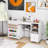 Folding Sewing Table Charging Station Multifunctional Sewing Machine Cart Table