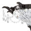 Milano 2 Light 16.5in x 8in Flush Mount in Parchment Gold with Clear Heritage Handcut Crystals-2075835026-2075835031
