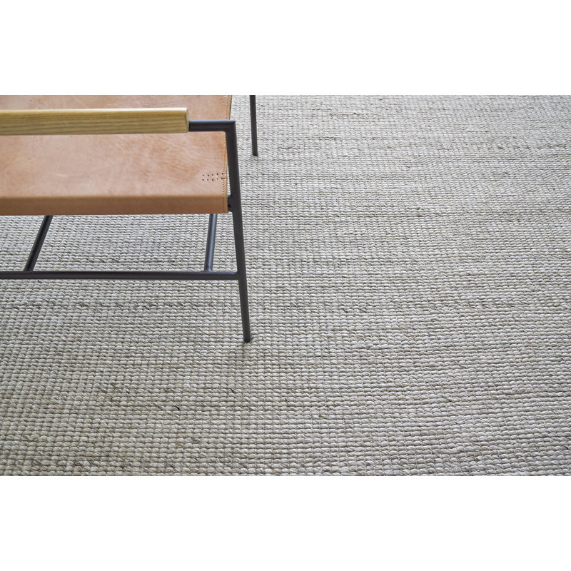 Hesse Hand-Loomed Polyester/Cotton Beige Area Rug, Rectangle 2' x 3'