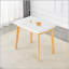 Imitation Marble Sintered Stone Tabletop With Rubber Wooden Legs, Foldable Computer Desk-1733446247