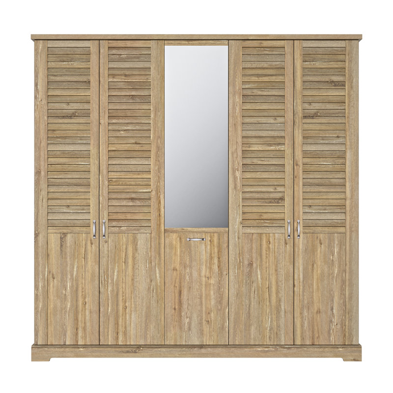 Roanoke 5 Door Manufactured Wood Wardrobe