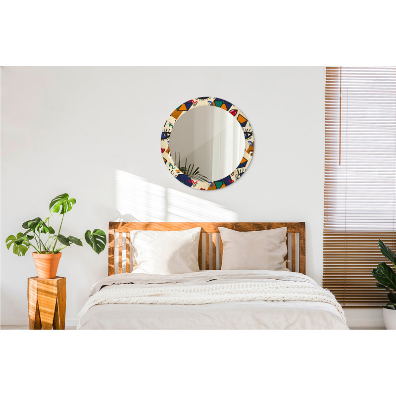 Huldar Glass Flat Wall Mirror
