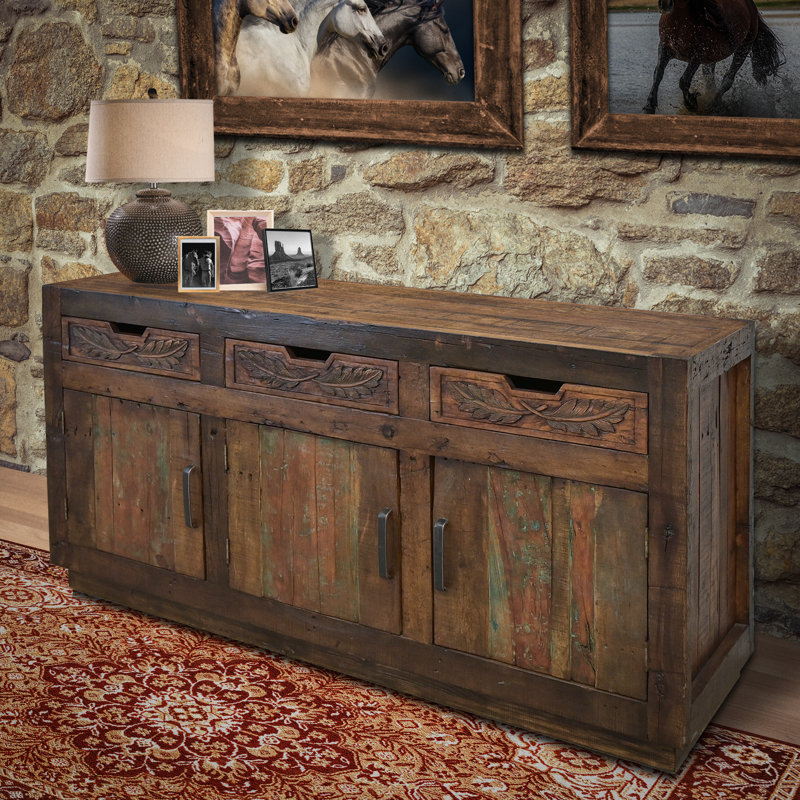 Buffet en bois massif 72 po Gladdings