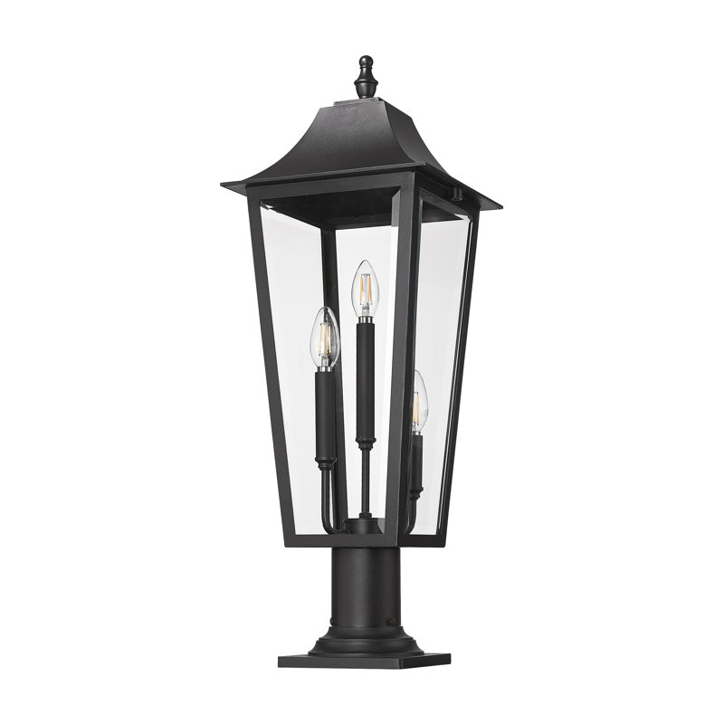 Luminaire d'extérieur 3 lumières Barling, H 28,75 po x l 10 po x P 10 po