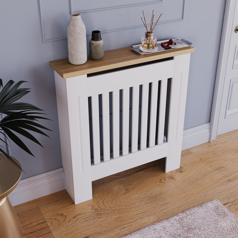 Beacsfield Radiator Cover, 83.3cm H x 78cm W x 19cm D , White