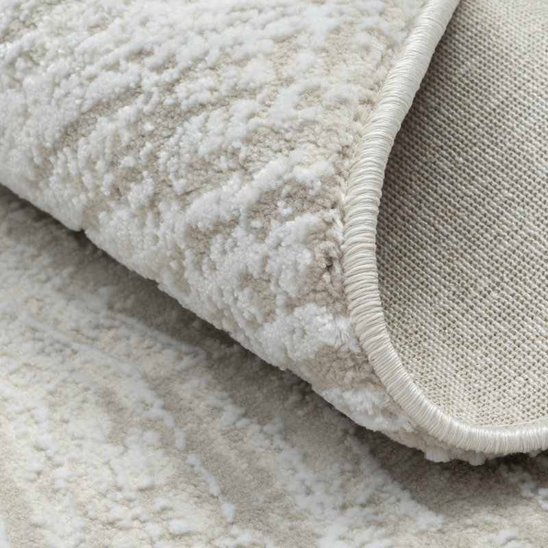 Serene cream  Rug, Round 120cm