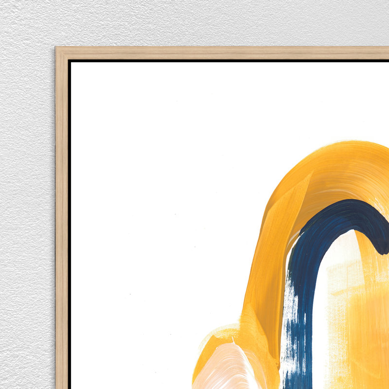 Hello Yellow II Painting by Elena Carlie, 45.75" H x 31.75" W, Image Brush Gel