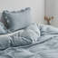 Ensemble de housse de couette en lin à volants-812165328-812165330