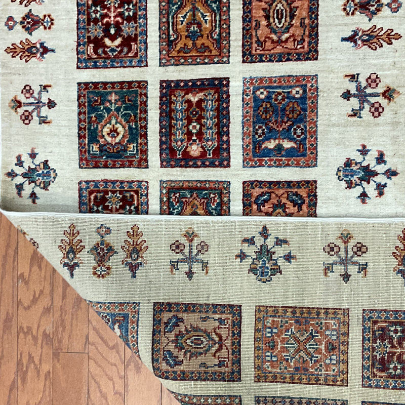  Handmade Gabbeh Pannel Wool Runner