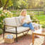 176cm Wide Straight Patio Sofa