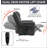 Power Lift Recliner Chair Heat Massage Dual Motor Infinite Position Up to 350 LBS, Faux Leather-981460665