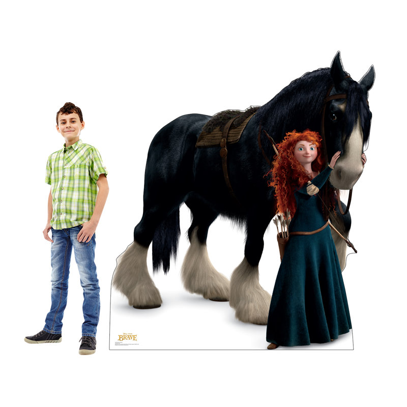 Life-Size Merida and Angus Cardboard Cutout Standup - Disney Brave