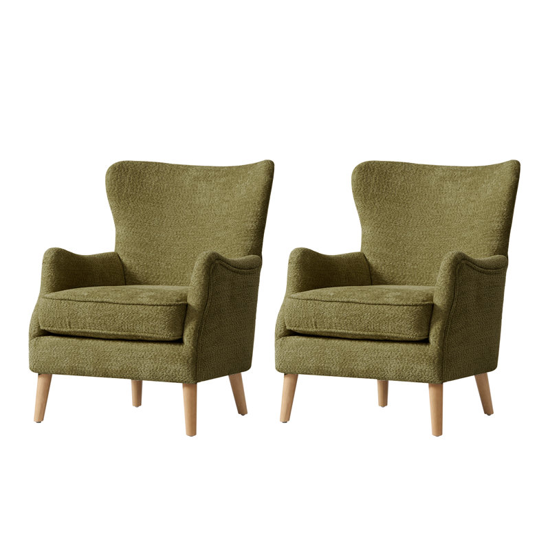 Fauteuil à oreilles 28,5 po Adil, Moss