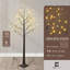 Bouleau scintillant artificiel brun de 6 pi avec 72 lumières DEL, brindille éclairée brune de 72 pouces pour la décoration des Fêtes    -1137020821-1115419504