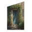 Impression d'art mural en bois bleu et beige «Nature's Front porte Greeting I»-264062113