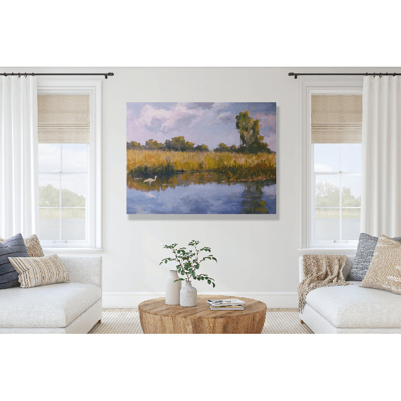 Intercoastal - Artist Enhanced Canvas Print, 30" H x 40" W x 1.5" D, Unframed