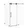 Radiance 66 In. W X 35 In. D X 76 In. H Sliding Frameless Corner Shower Enclosure With Clear Glass