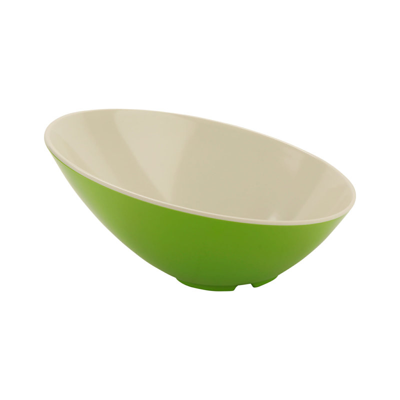 G.E.T. Melamine Serving Bowl, Keylime Green, 6.25" H x 12" W x 12" D