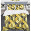 Ensemble de housse de couette rétro hexagonal ii mid-century-40702145