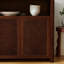 Buffet Mid-Century en rotin de style Mid-Century-133702661