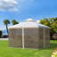 Milanna 1.1m x 1.1m Steel BBQ Gazebo