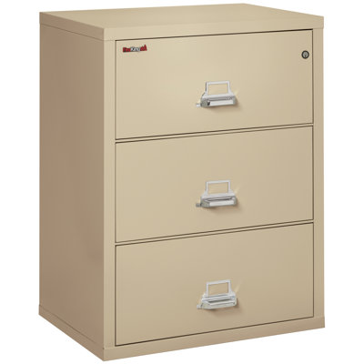 Fireproof 31.19'' Wide 3 -Drawer Steel File Cabinet