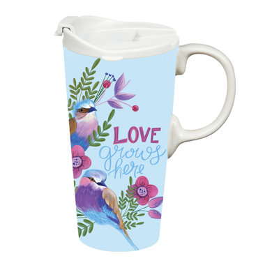 17 oz Tasse de voyage en céramique