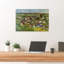 View Of Auvers Classic Modern Abstract Landscape Spring Wall Art Print by Paul Cezanne - 1 Piece Wrapped Canvas Wall Art-1591254764