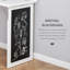 Armoire de bureau murale pliable avec tableau noir et tablette latérale HOMcom
