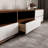  Walnut Veneer TV Stand with 4 Drawers-1879433036-1879744180