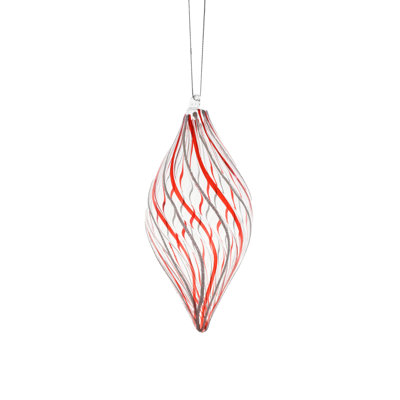 5.5'' Handmade Glass Finial Ornament