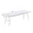White Solid Wood Bench With Slatted Surface For A Modern Home -style In Stylish