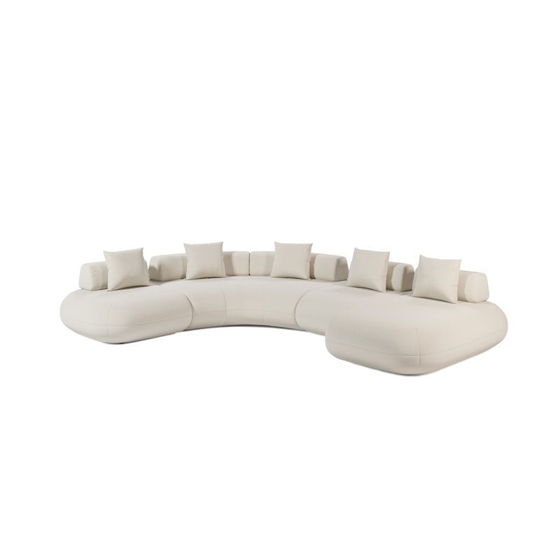 Canapé modulaire Dannita 03 In Vainilla Bouclet