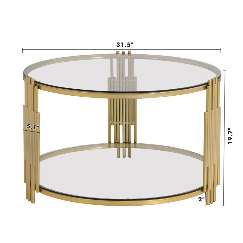 Table basse Modern, Transparent