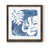 Papier, cadre noyer