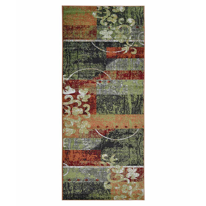 Vivanco Machine Made Heatset Polypropylene Area Rugs  - Runner, Multicolor, Contemporary Modern Design, Low Pile Machine Made Area Rugs for Living Room, Bed Room