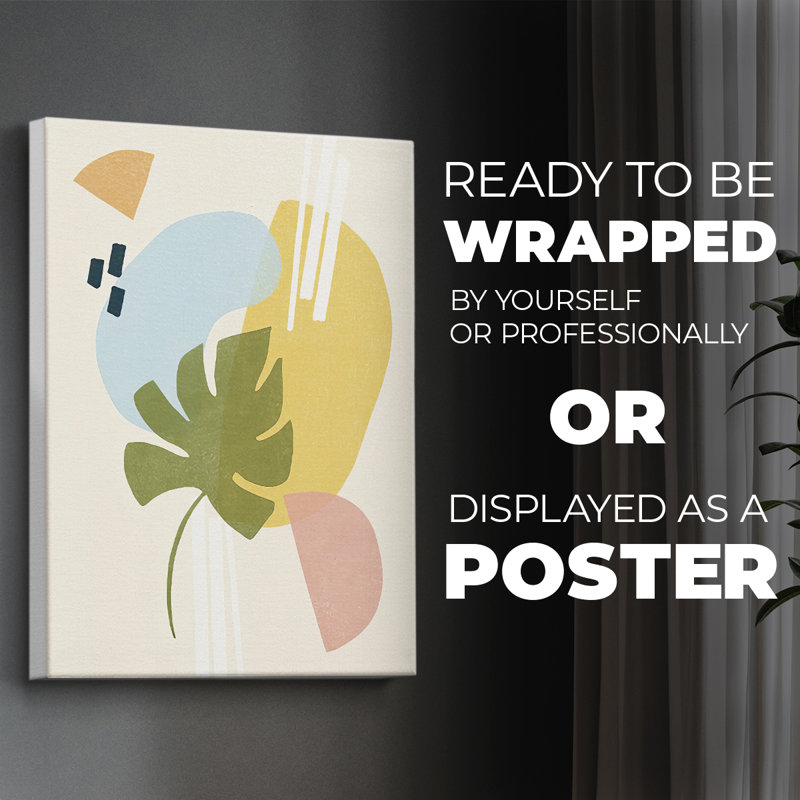 Memphis Symphony II -Canvas Print Only - NOT FRAMED, 27" H x 18" W