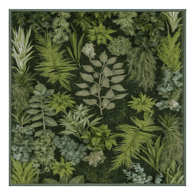 Machine Washable Nature Green Area Rug