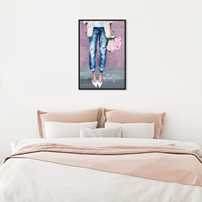 " Fashion Blogger Flowers " by Oliver Gal
