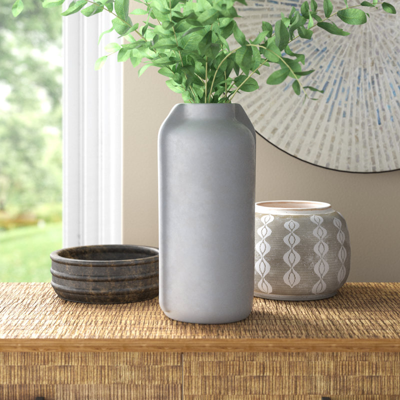 Jermaine 13.58'' Terracotta Table Vase