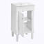 Armoire de salle de bain 18 po style français avec rangement-1388904318