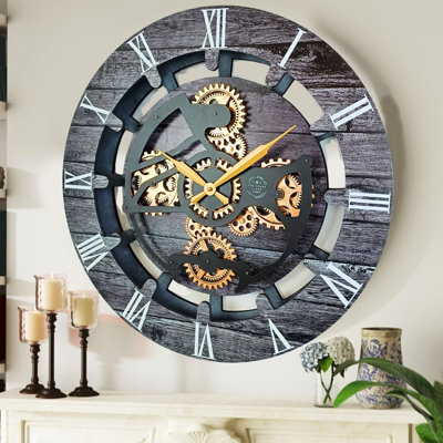 Solid Wood Wall Clock