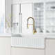 Edison 19" H 1-handle Pull-Down 2-Function Sprayer Kitchen Faucet