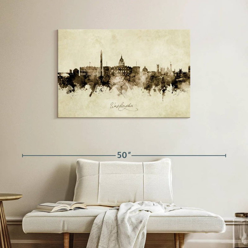 Washington DC Skyline II, 26" H x 39" W
