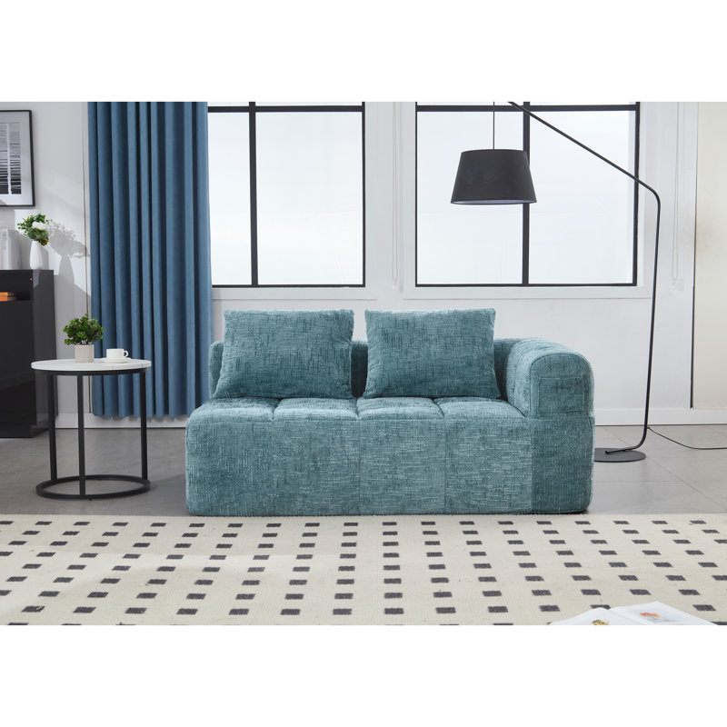 Chenille moderne pour appartement - Installation sans effort avec canapé confortable en mousse à rebond rapide et siège confortable et confortable