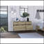Commode double, quatre tiroirs, plateau supérieur, pieds en épingle à cheveux, chêne clair