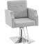 Fauteuil de coiffeuse à pompe hydraulique pour coiffeur, coiffeuse avec garniture cloutée-1401235757