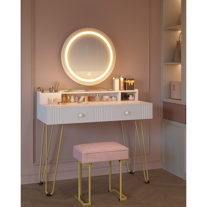 Dressing Table with Mirror