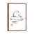 Classic Brown Wood Framed