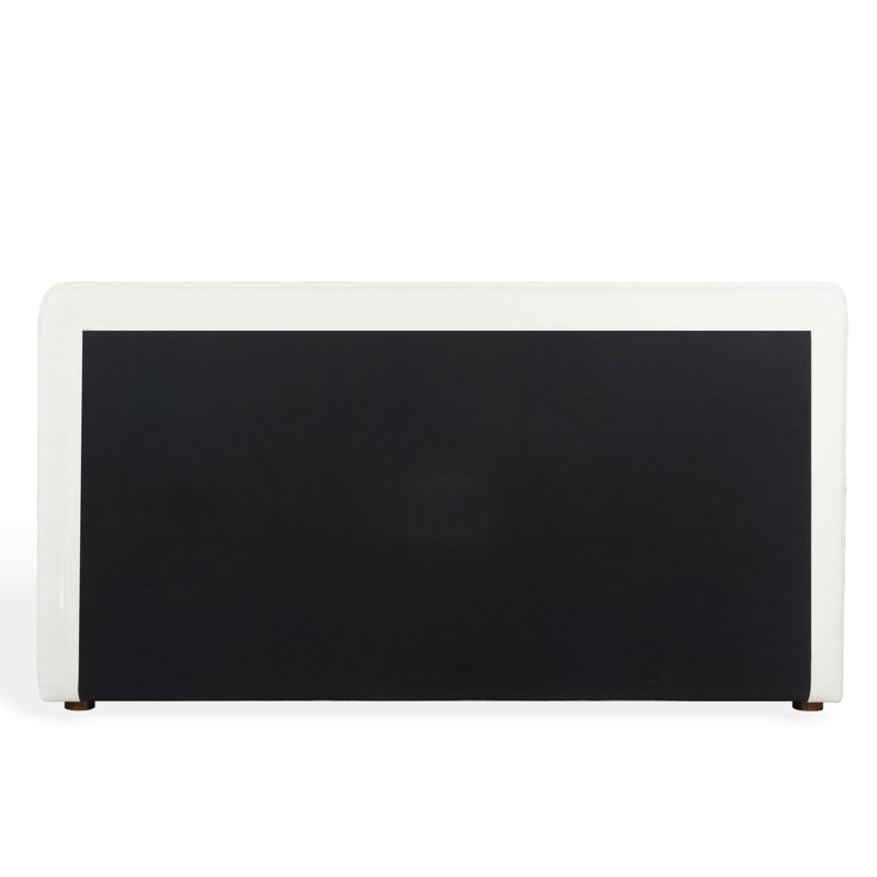 Callahan Upholstered Bed, Queen, Ivory Linen